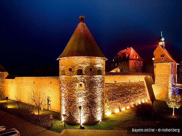 Die altehrwürdige Burg in Hohenberg a.d. Eger im Fichtelgebirge