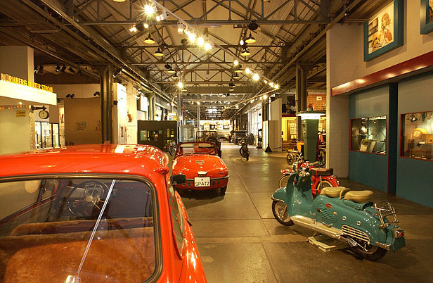 Das Nürnberger Motorradmuseum im Museum Industriekultur.