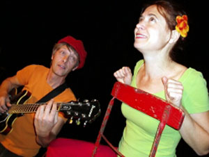 Karla Andrä und Josef Holzhauser im FaksTheater in Augsburg Karla Andrä und Josef Holzhauser im FaksTheater in Augsburg