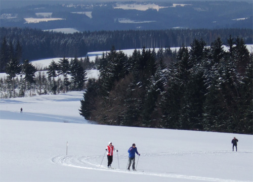Skilanglauf in Presseck im Frankenwald