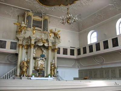 Spitalkirche Bayreuth Innenansicht