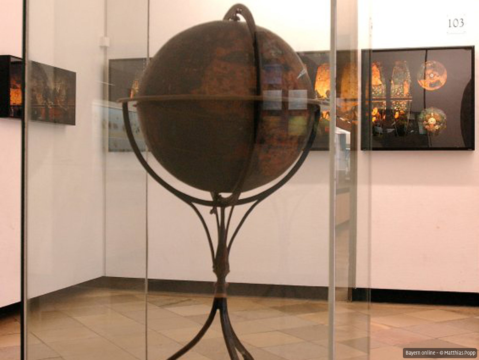 Der Behaimer Globus im Germanischen Nationalmuseum in Nürnberg