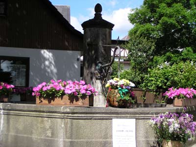 Bezirksamtsbrunnen in Wunsiedel im Fichtelgebirge