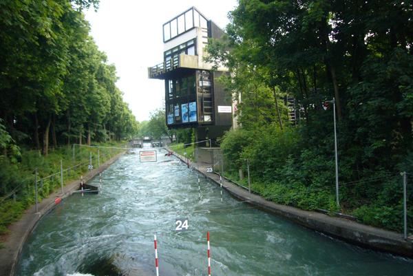Der Eiskanal in Augsburg