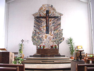 Die katholische Pfarrkirche in Bad Steben im Frankenwald