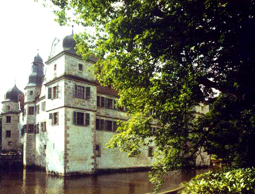 Wasserschloss Mitwitz im Frankenwald
