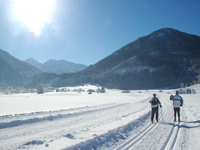 Langlauf-Loipen in Inzell im Chiemgau