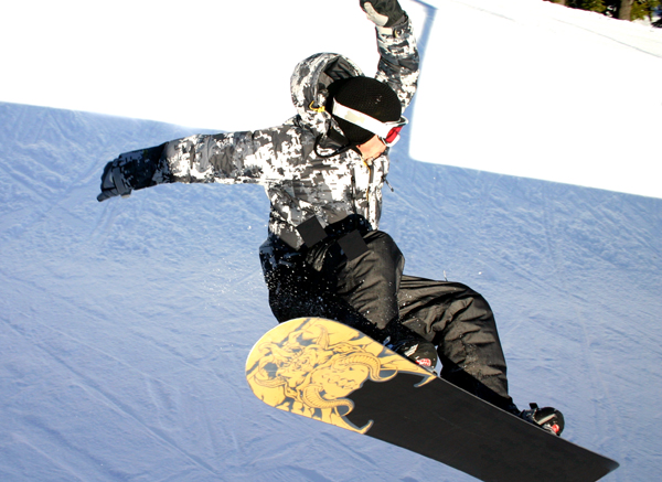 Snowboarden in Reit im Winkl