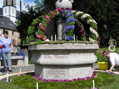 Wilmabrunnen in Wunsiedel im Fichtelgebirge